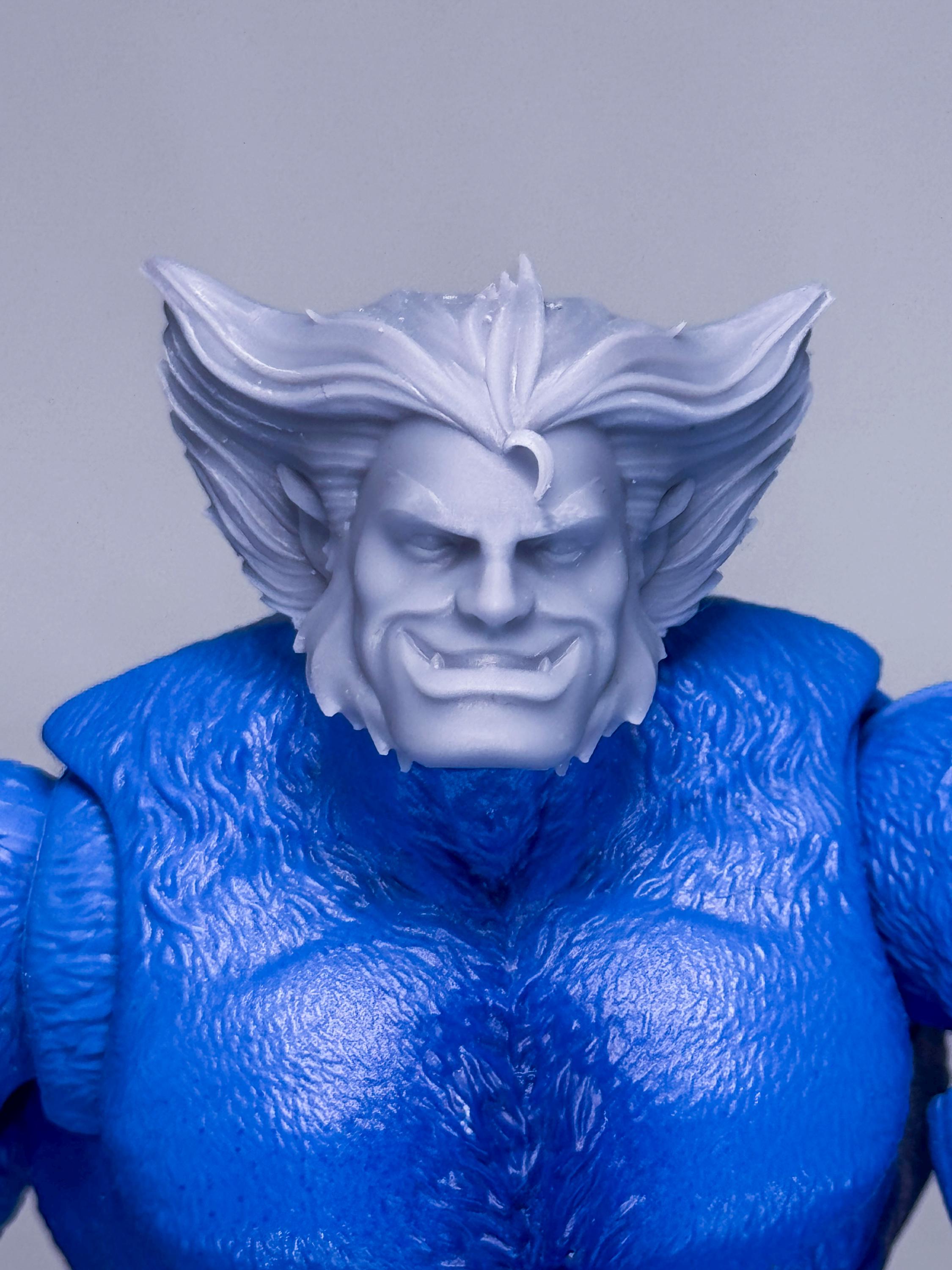 1/12 Scale Bespoke Sculpted Head – Animated Furry Mutant Hero Sculpt - Etsy