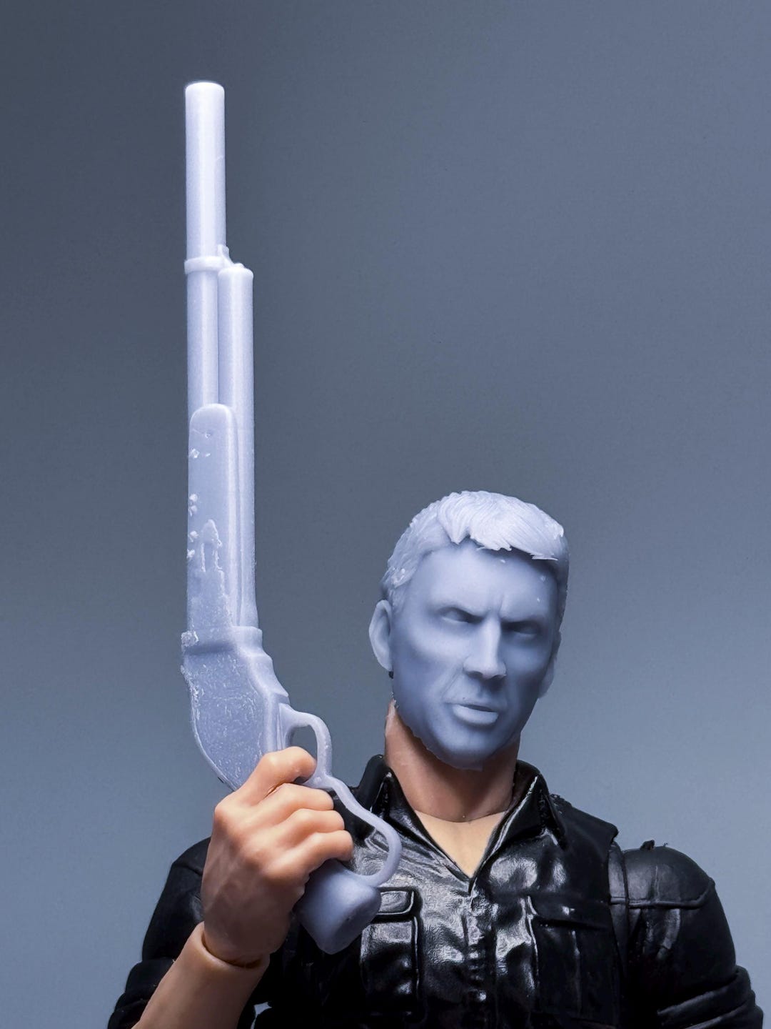 1/12 Bespoke Sculpted Head Hell Rider Half Face - Etsy