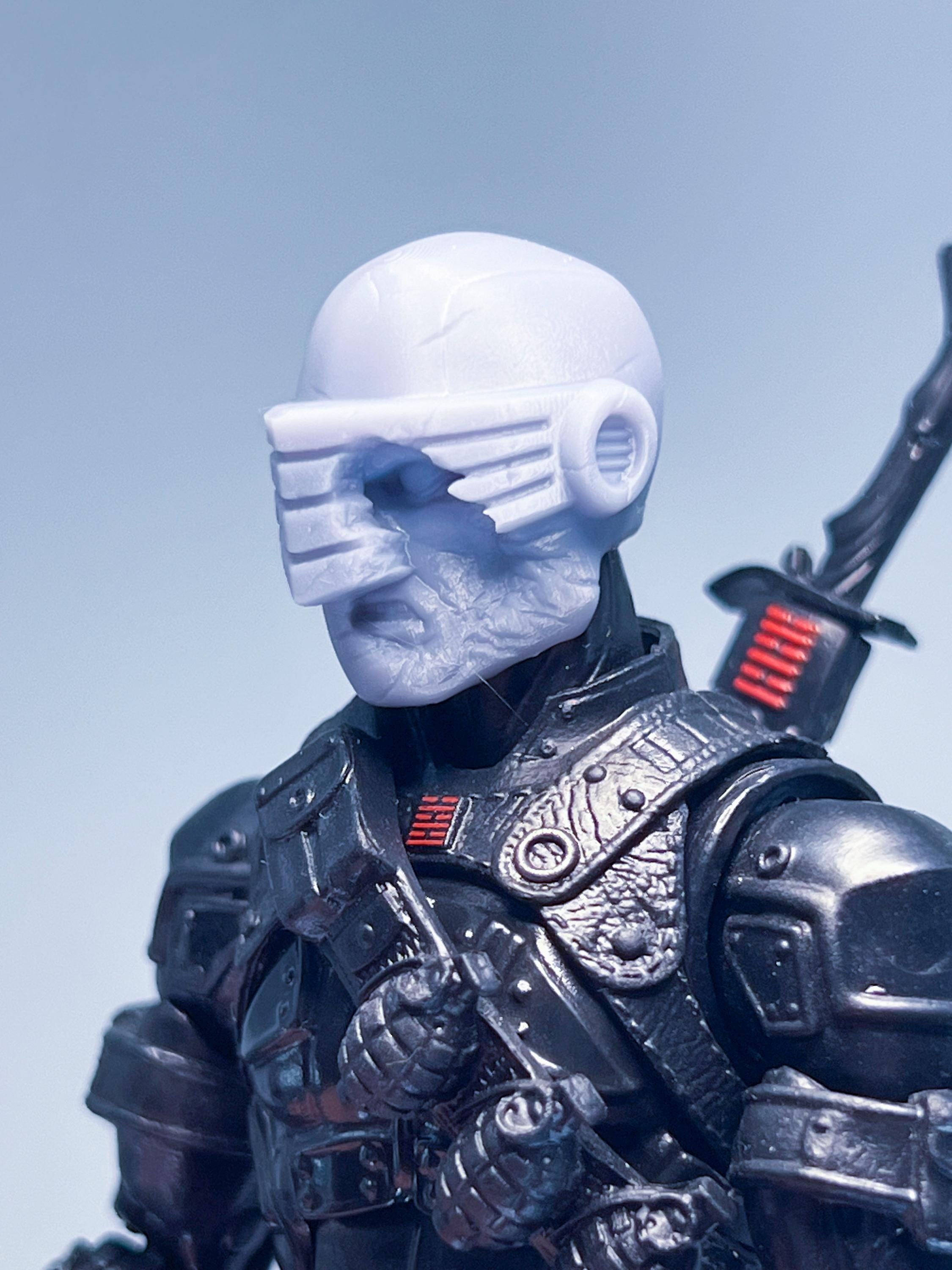 1/12 Bespoke Sculpted Head American Hero Joe Scared Ninja Bettle ...