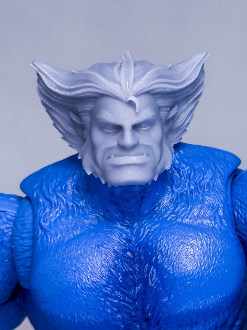 1/12 Scale Bespoke Sculpted Head – Animated Furry Mutant Hero Sculpt - Etsy