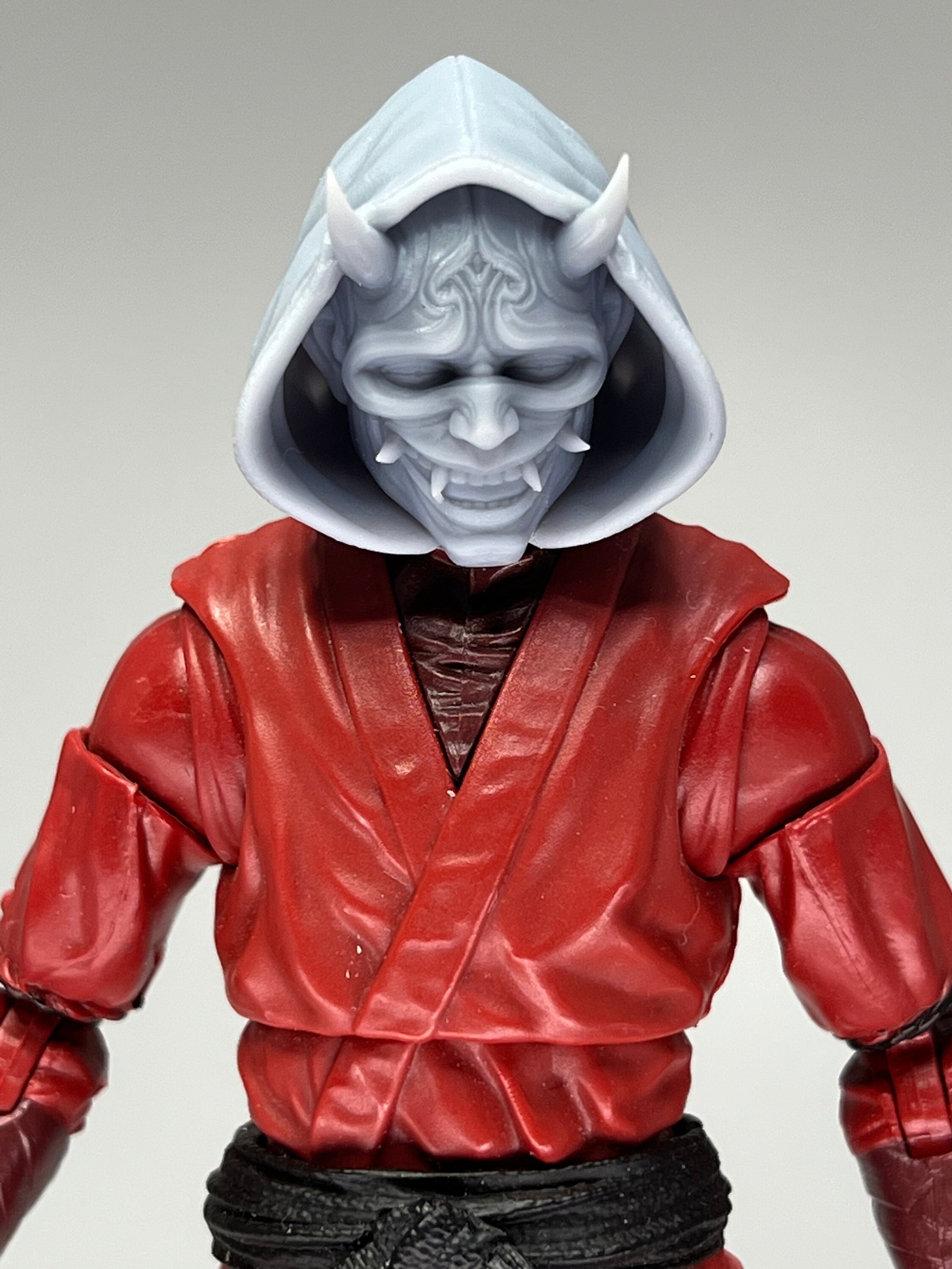 1/12 Scale Bespoke Sculpted Head – Demon Warrior Oni Ninja Sculpt