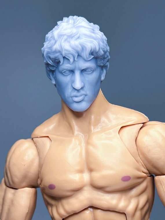 1/12 Bespoke Sculpted Head Sylvester Stallone Rocky Balboa - Etsy