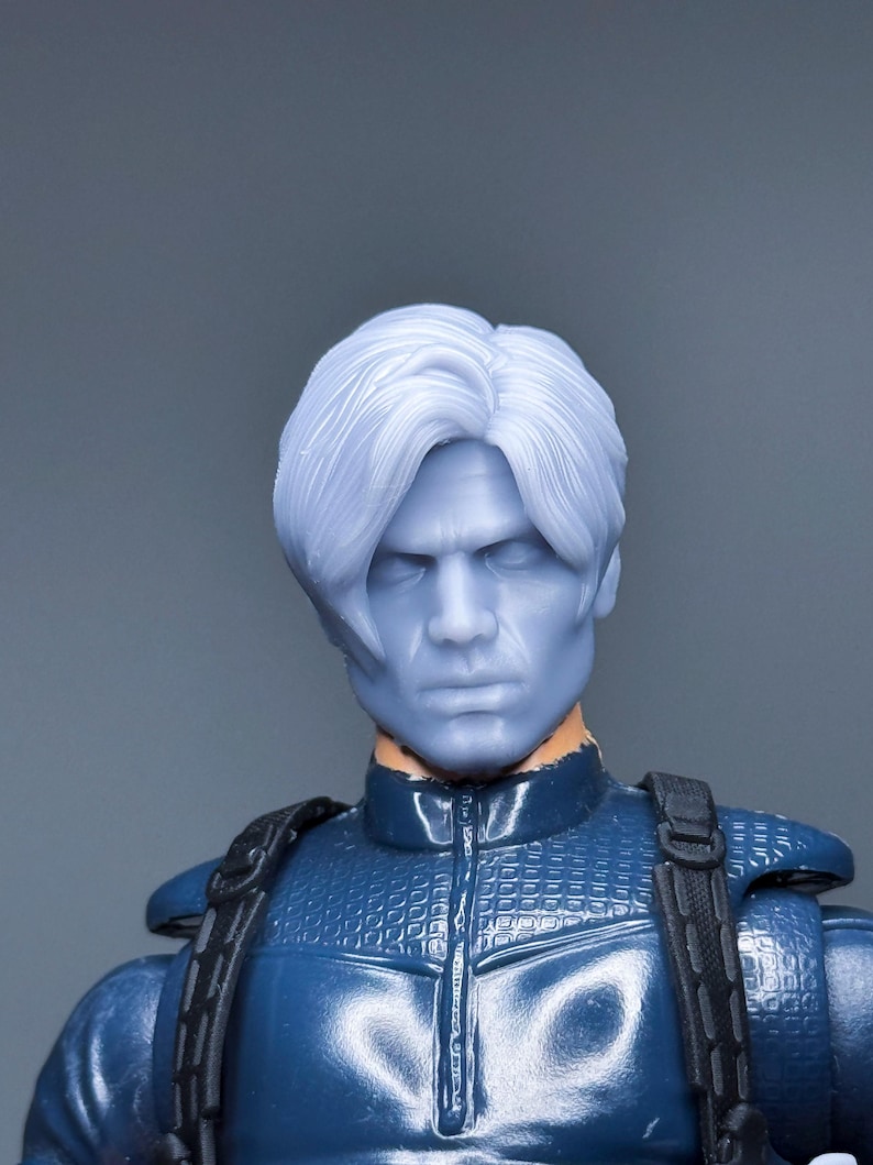 1/12 3D Printed Head Sculpt Leon S Kennedy Re9 KIT - Etsy