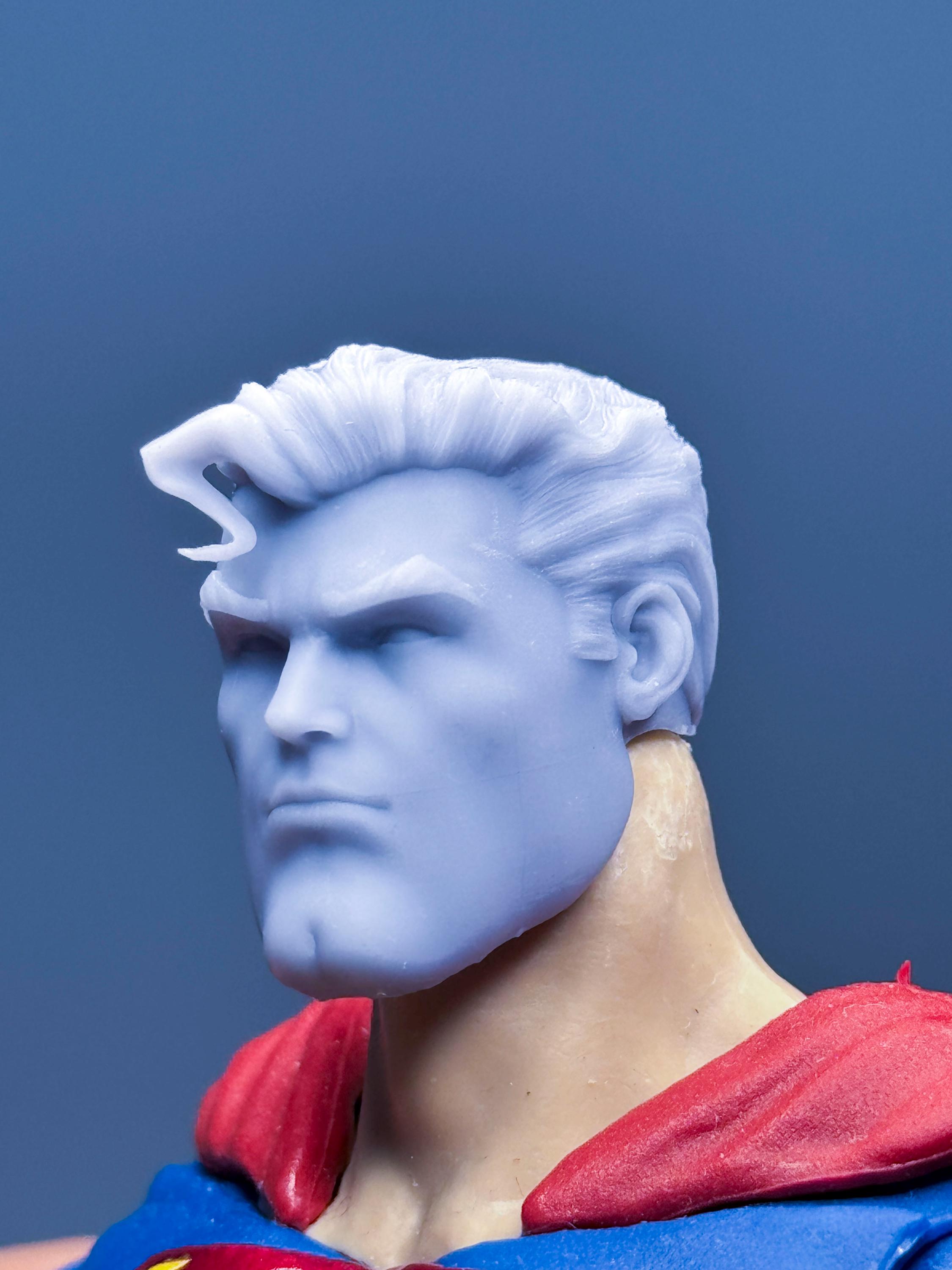 1/12 1/10 Bespoke Sculpted Head Super Hero Man Ed Mcguinness - Etsy
