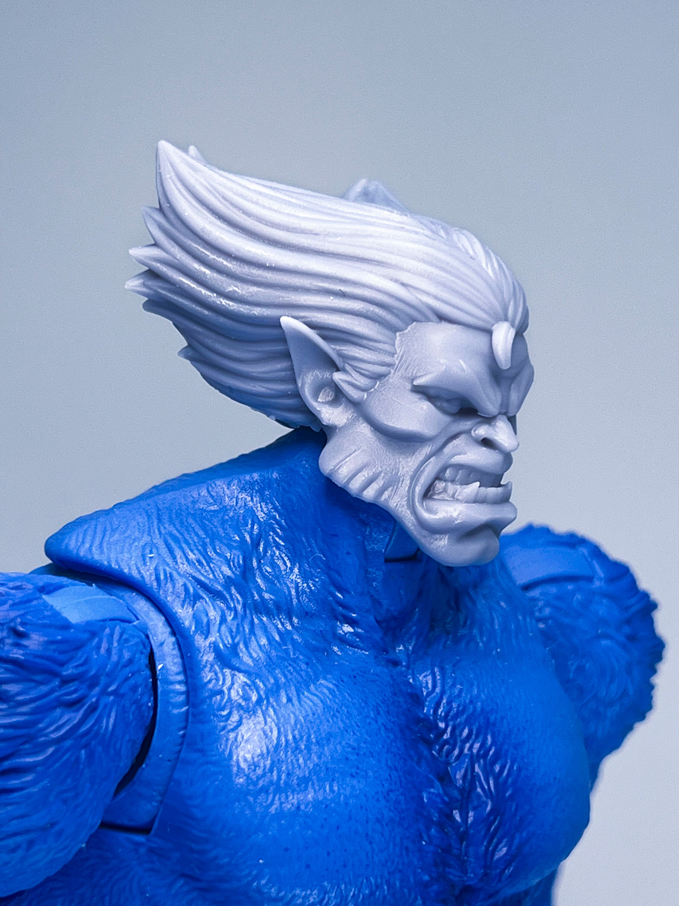 1/12 Scale Bespoke Sculpted Head – Furry Mutant Hero 1997 Style - Etsy