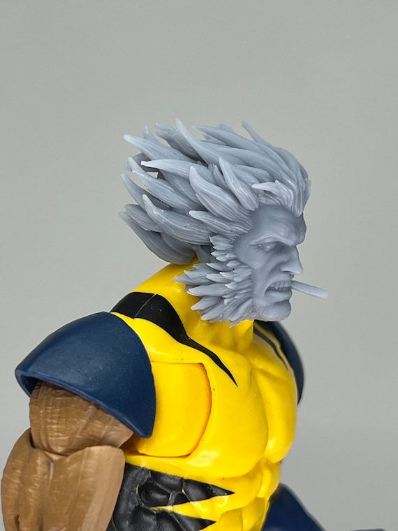 1/12 Bespoke Sculpted Head Unmasked Mutant Canadian Hero With