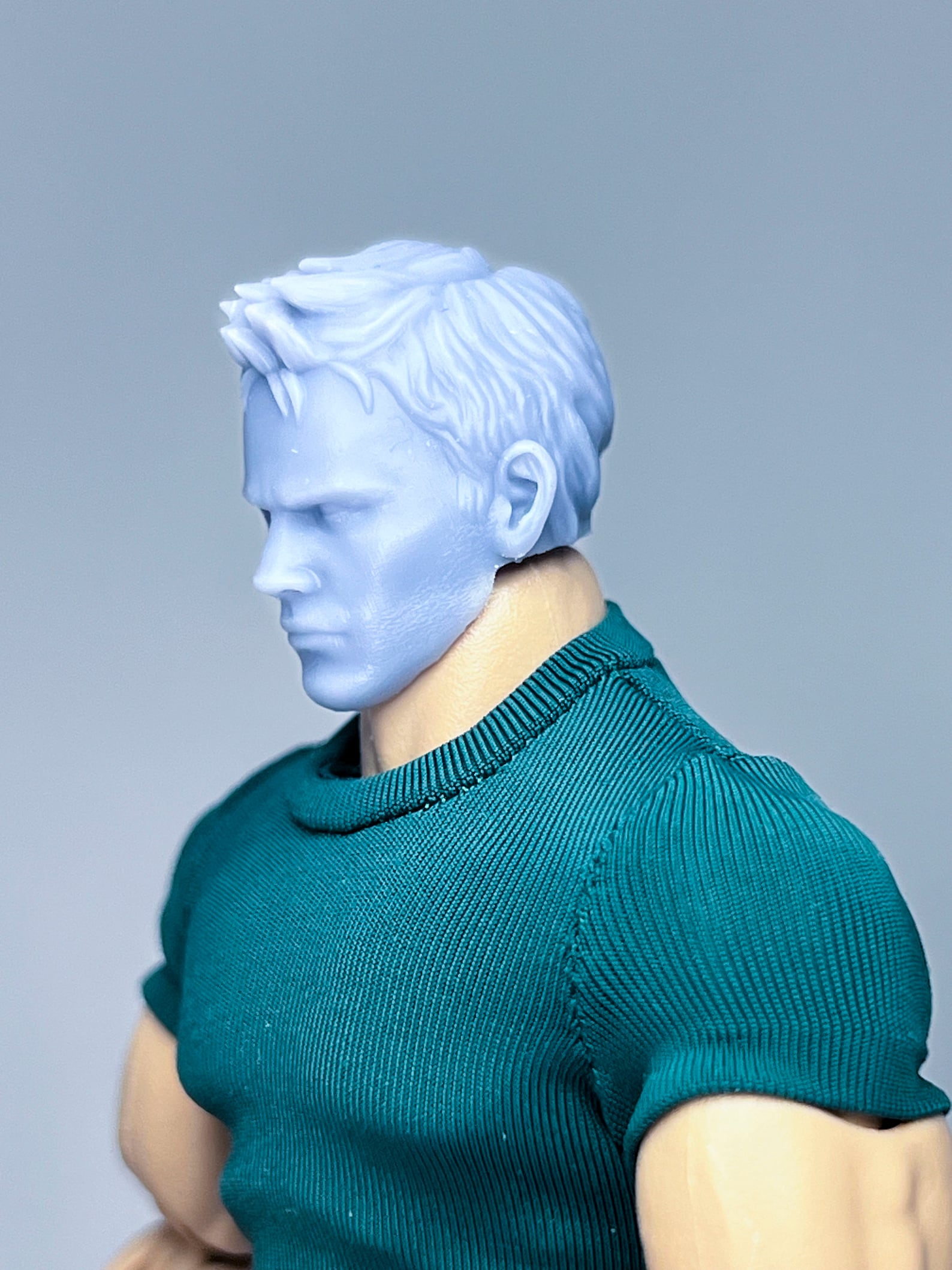 1/12 Scale Bespoke Sculpted Head – Tactical Survivalist Sculpt Kit - Etsy