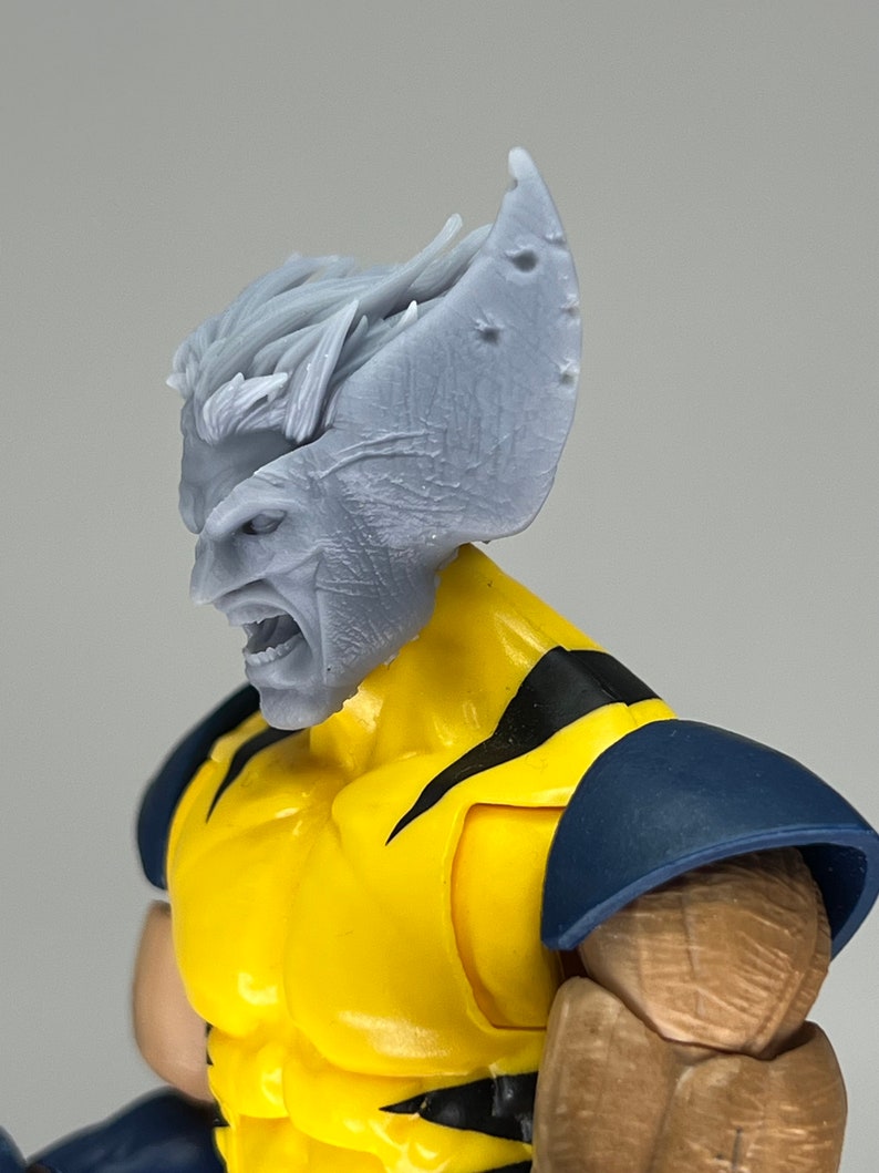 1/12 Scale Bespoke Sculpted Head – Battle-damaged Mutant Hero Sculpt - Etsy