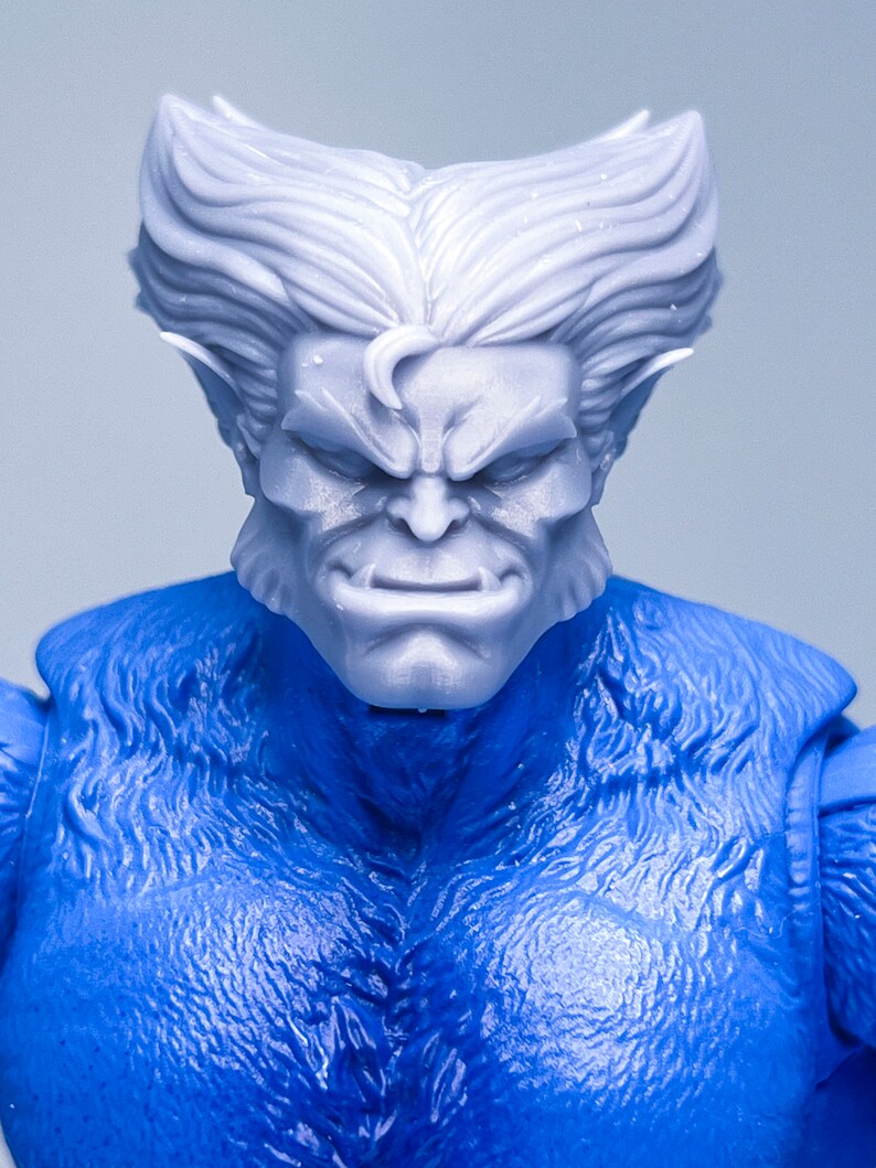 1/12 Scale Bespoke Sculpted Head – Furry Mutant Hero 1997 Style - Etsy