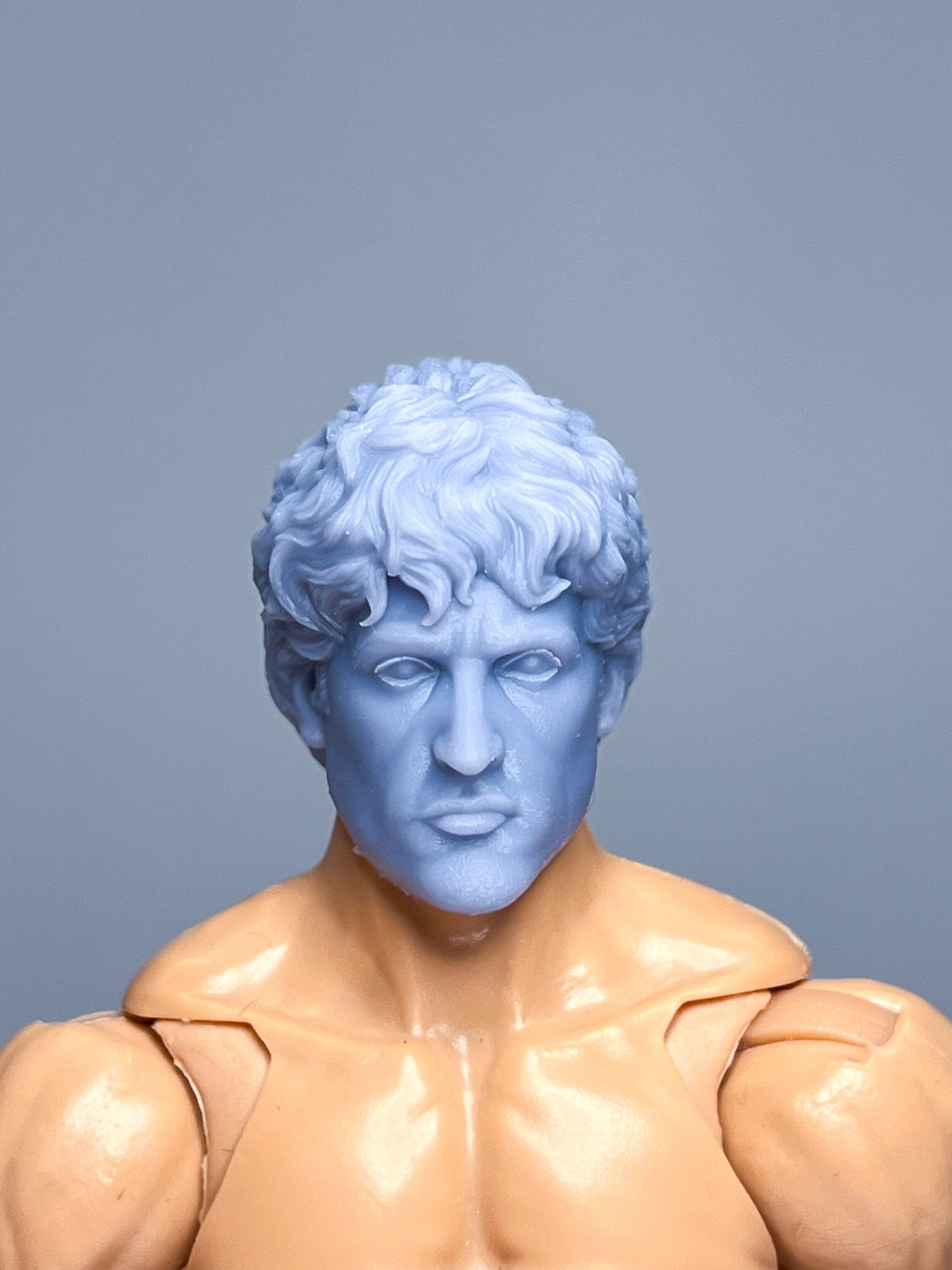 1/12 Bespoke Sculpted Head Sylvester Stallone Rocky Balboa - Etsy