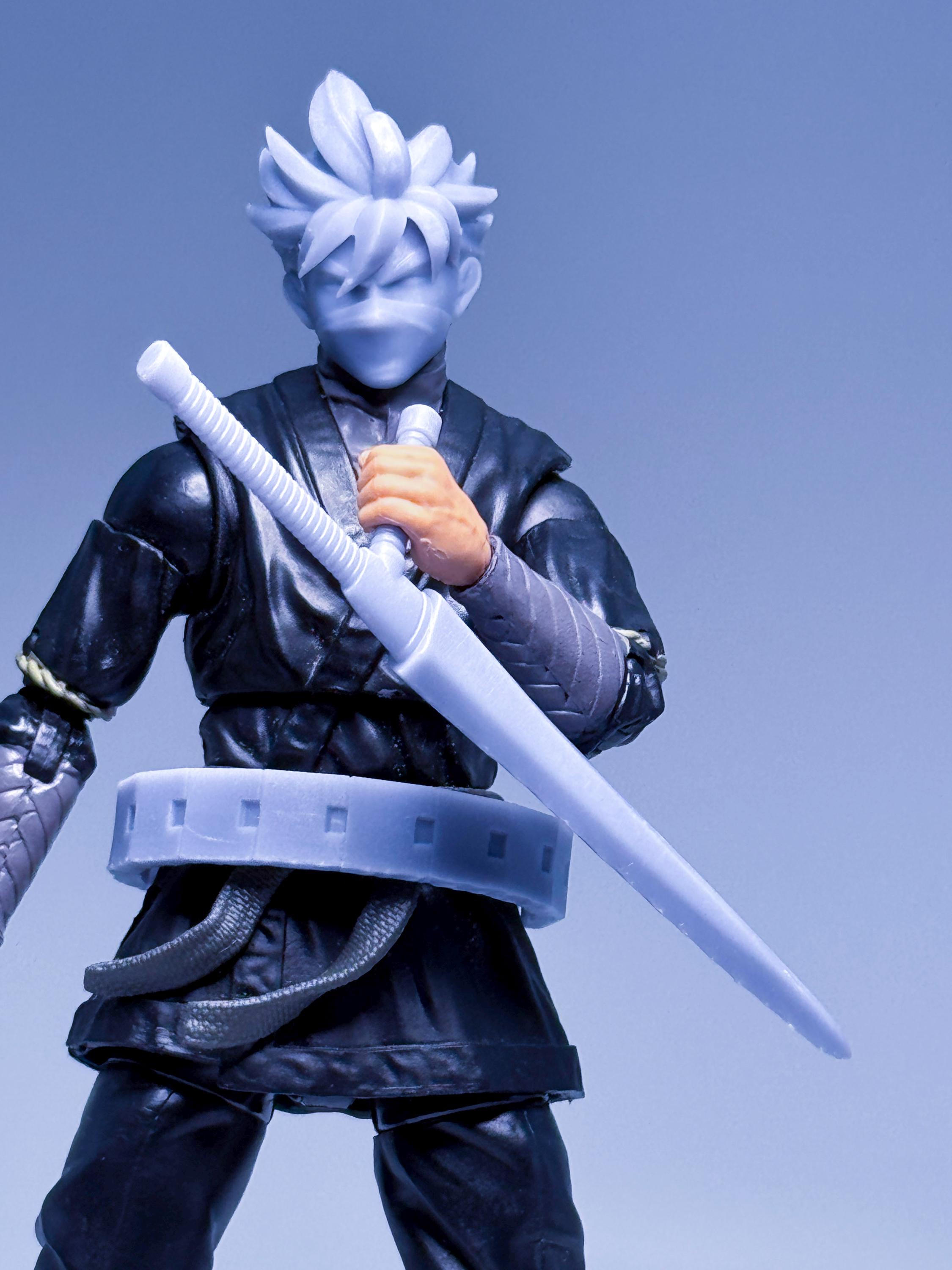 1/12 Scale Bespoke Sculpted Head – Agile Cyber Ninja Sculpt - Etsy