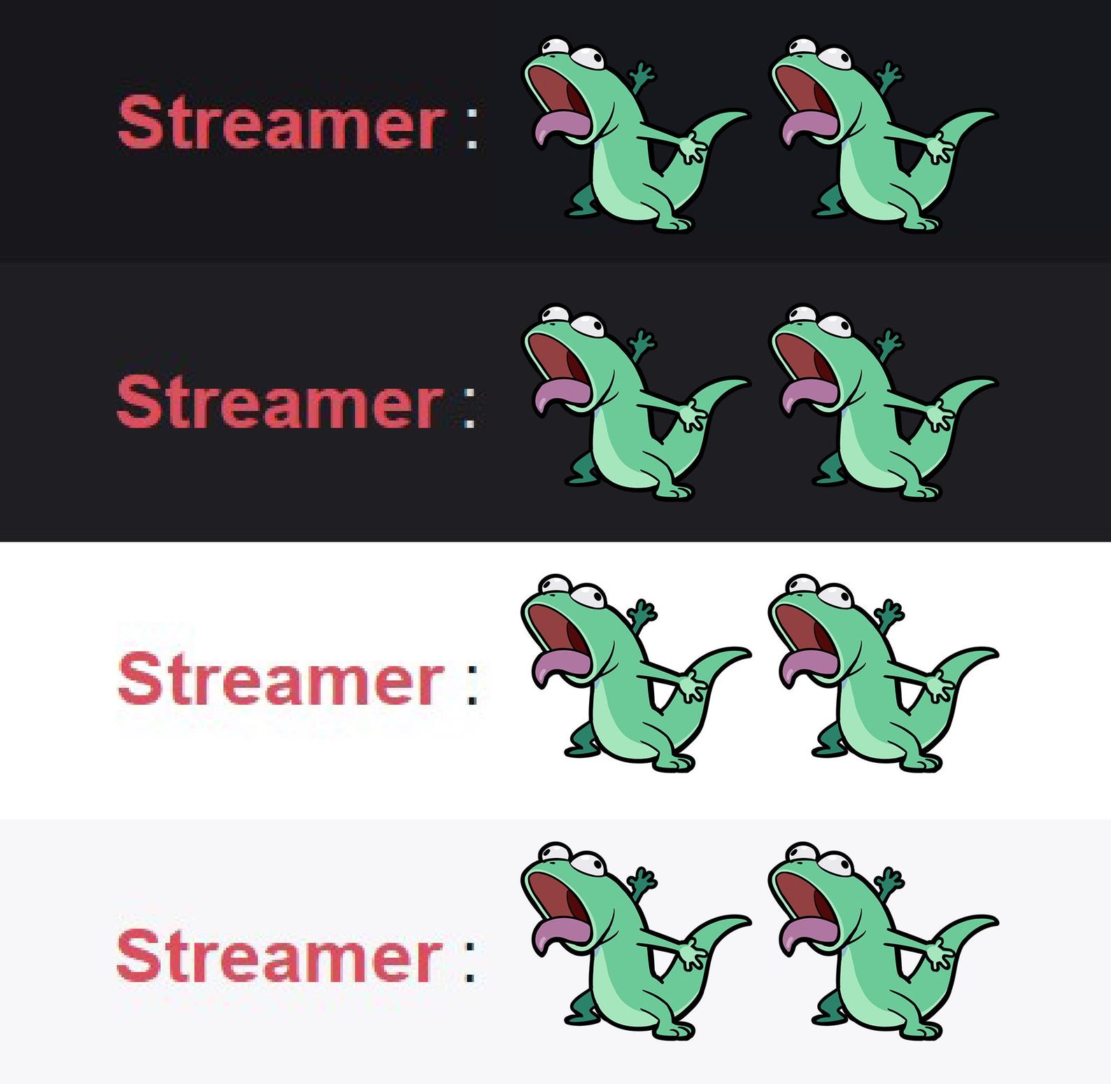 Animated Tom Lizard Yelling Hoppers Meme Emote: Twitch, Discord ...