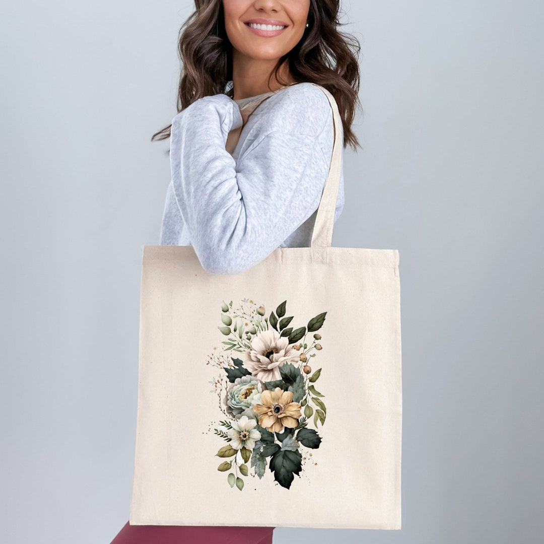 The NEVERFULL tote - Light blue floral