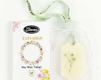 Bolsita de cera de soja hecha a mano / Ambientador de armario con aceite esencial de hierbas