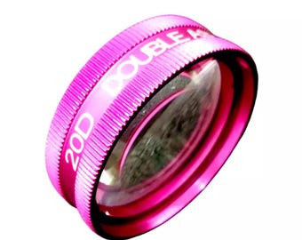 20D Double Aspheric Lens Ophthalmology & Optometry with Case