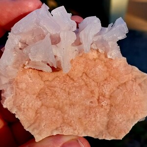 Vivid and Beautiful Pink Halite Specimen! Pink Halite. California Halite. Halite from California. Hot Pink Halite. Trona Halite. Halite.