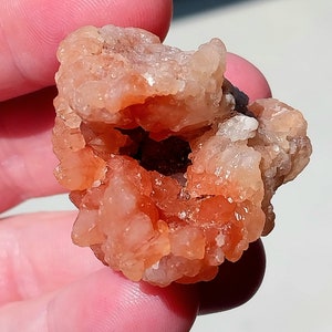 Pretty UV Reactive Pink Rose Skeletal Calcite from Madagascar! Pink Calcite. Pink Calcite Specimen. UV Reactive Pink Calcite. Calcite Flower