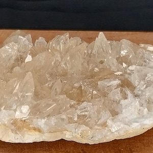 Beautiful White Dog Tooth Calcite Specimen. Dogtooth Calcite. Dogtooth Calcite on Matrix. Druzy Calcite Specimen. Crystal Specimen.