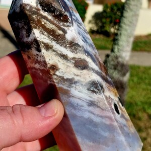 Angelic LARGE Pastel Druzy Ocean Jasper Tower. Ocean Jasper. Druzy Jasper. Druzy Crystal Tower. Ocean Jasper Crystal. Crystal Tower.