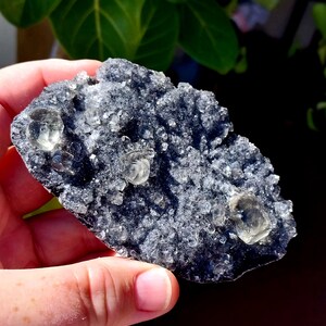 Bright Sparkly Diamond Calcite Specimen. Fujiang, China. Calcite Specimen. Diamond Calcite. Almond Calcite. Druzy Calcite. Chinese Calcite.
