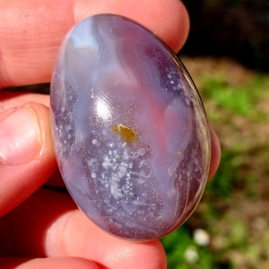 Rare and Beautiful Red Sashe River Agate Tumble. Banded Agate. Purple Agate. African Agate. Pink Agate. Rare Agate Tumble. Purple Crystal.