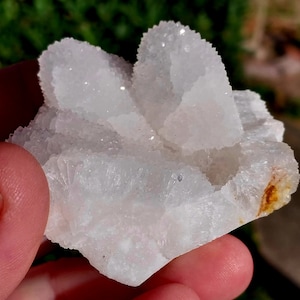 Highly UV Reactive Druzy Dog Tooth Calcite Specimen. Dogtooth Calcite. Clear Dogtooth Calcite. Calcite Specimen. Crystal Specimen. Calcite.