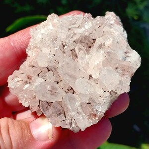 Brazilian Blush Pink Lithium Quartz! Lithium Quartz. Quartz Cluster. Pink Quartz. Quartz Specimen. Lithium Quartz Specimen. Pink Lithium.