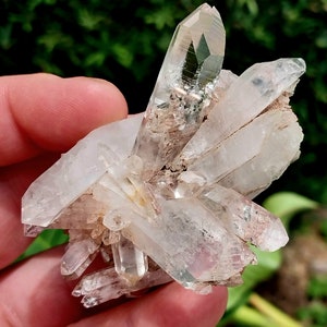 Top Quality Pink Lithium Quartz! Lithium Quartz. Quartz Cluster. Pink Quartz. Quartz Specimen. Lithium Quartz Specimen. Pink Lithium.