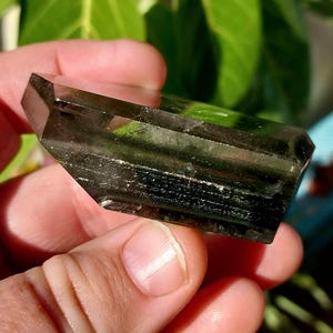 Fantastic Layered Pink and Green Lodolite Garden Quartz Freeform. Garden Lodolite. Lodolite Freeform. Ghost Quartz. Phantom Quartz.