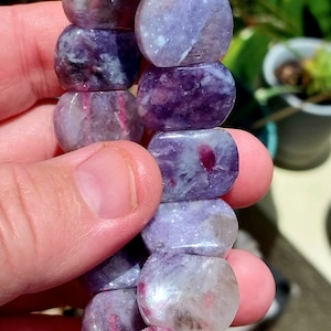 Dazzling Sparkling Unicorn Stone Bangle! Unicorn Stone Bracelet. Lepidolite Smoky Quartz. Unicorn Stone. Crystal Jewelry. Unicorn Bangle.