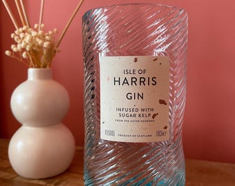 Upcycled Harris Gin Bottle Vase | Home Decor, Flower Vase