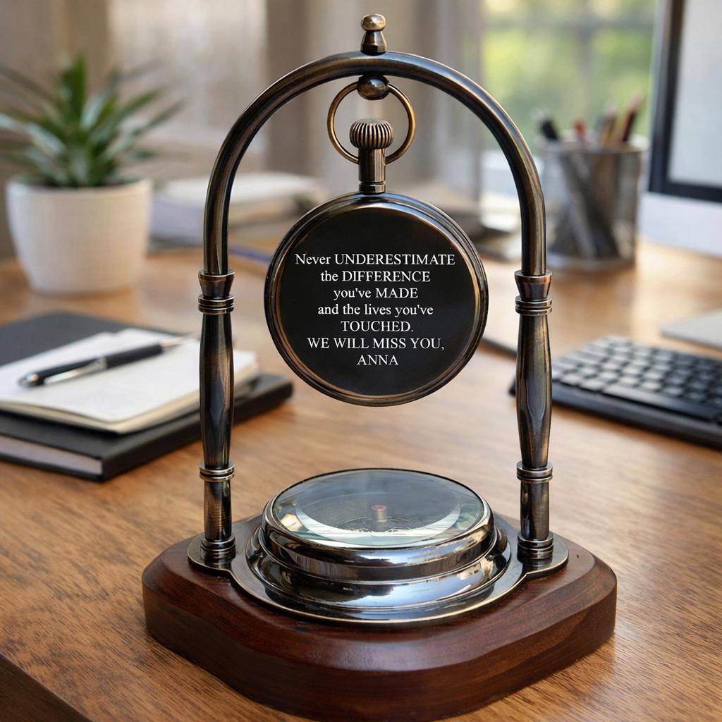Vintage / OLd Style Brown Enfield J. Gurnett & Sons LTD Desk Clock W29cm x H23cm