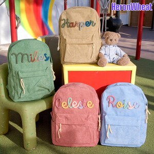 Custom Kids Backpack With Name | Personalized Toddler School Bag | Children&#39;s Backpack | Book Bag for Kids | Back to School Gift