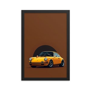 Poster minimalist porsche 911