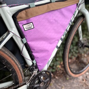 Bohemia Outdoor Custom Full Frame Bag Gravel Bikepacking Cycling RECYCLED ECOPAK® / X-PAC® Bild 9