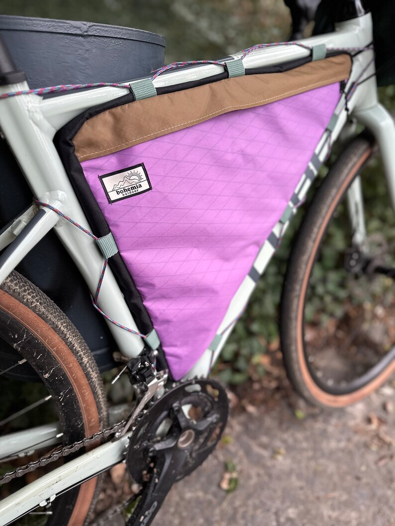 Bohemia Outdoor Custom Full Frame Bag Gravel Bikepacking Cycling RECYCLED ECOPAK® / X-PAC® Bild 9