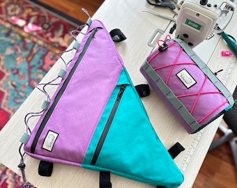 Bohemia Outdoor | Custom Full Frame Bag | Gravel Bikepacking Cycling | RECYCLED ECOPAK® / X-PAC®