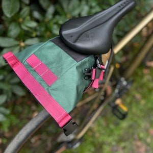 Bohemia Outdoor Custom Saddle Bag Handlebar Bag Set Bikepacking Gravel Cycling RECYCLED ECOPAK® / X-PAC® Bild 9