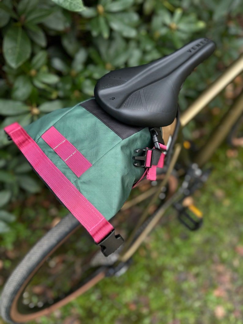 Bohemia Outdoor Custom Saddle Bag Bikepacking Gravel Cycling RECYCLED ECOPAK® / X-PAC® Bild 9