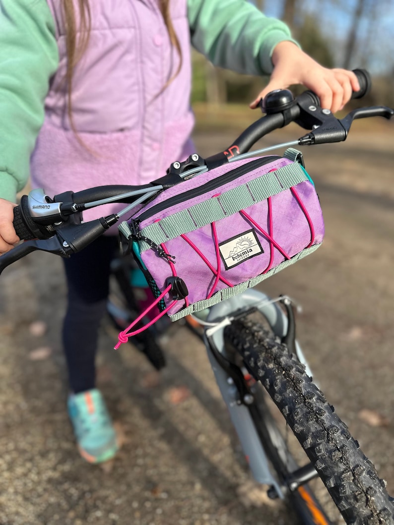 Bohemia Outdoor Custom Bicycle Burrito Bag for Kids Handlebar Barrel Gravel Bikepacking Cycling RECYCLED ECOPAK® / X-PAC® Bild 1