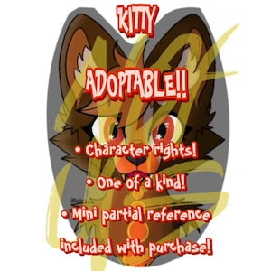 Kitty Fursona Adoptable