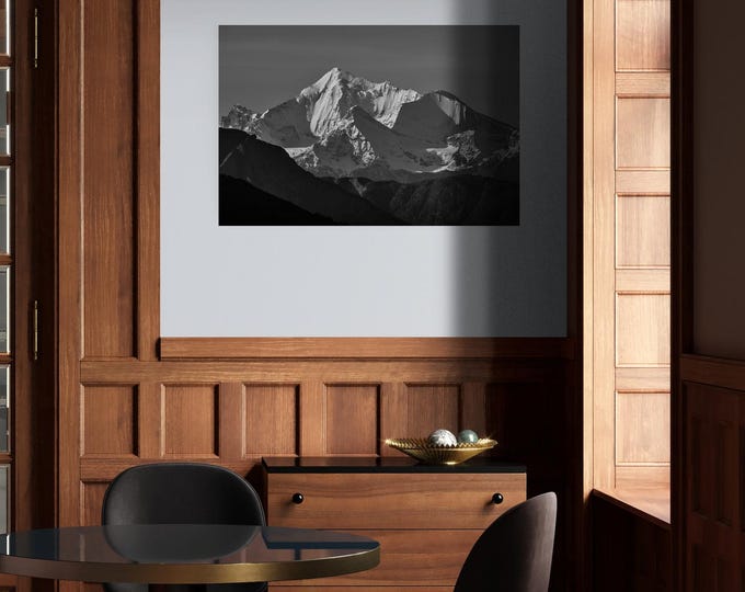 Das Weisshornmassiv – Atemberaubende Berglandschaft, Schweizer Alpen, Wandkunst, Naturfotografie, Wandbild, Bergpanorama, Alpenmotiv