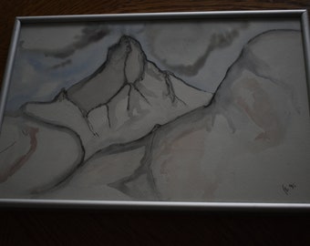 Matterhorn watercolor