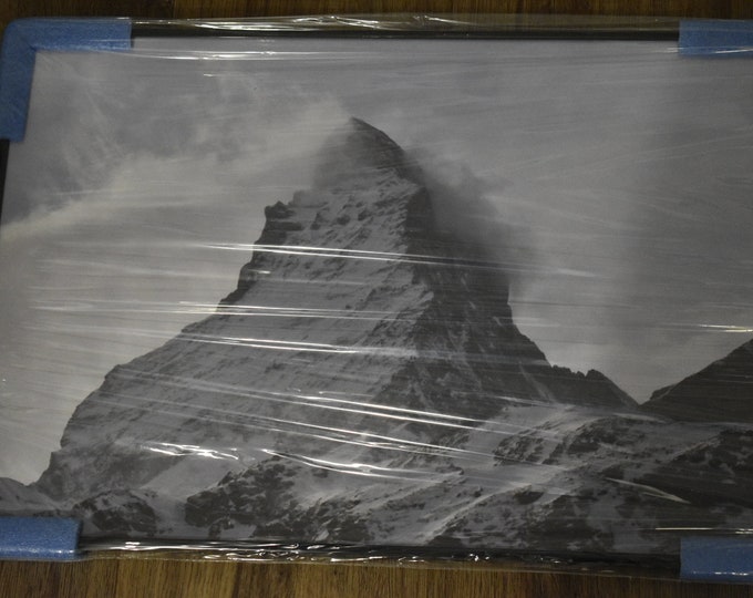 Matterhorn Bild – Bergfotografie, Schweizer Alpen, Wandkunst, Natur, Gletscher, Berggipfel, Landschaftsbild, Wanddeko, Geschenkidee