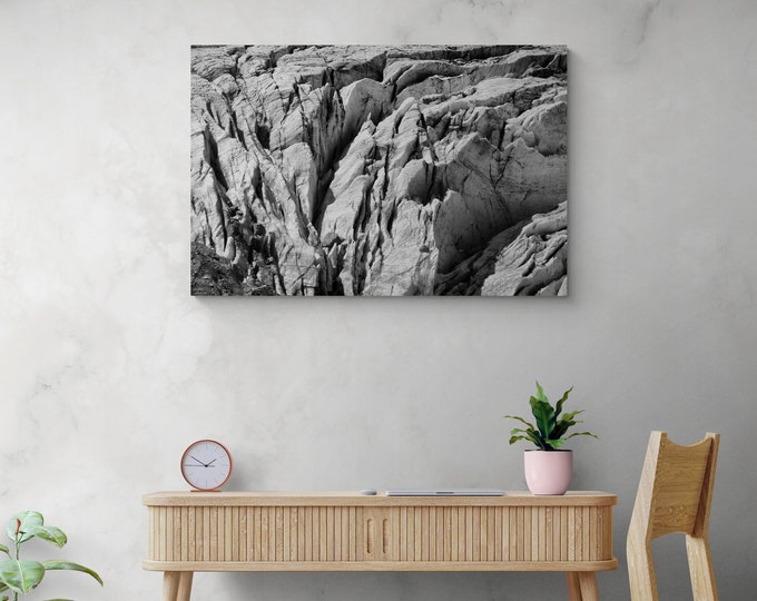Diamantglasbild Premium – Gletscher, Eis, Berge, Wandkunst, Glasbild, Naturfotografie, Landschaft, Geschenkidee, Frostiges Panorama