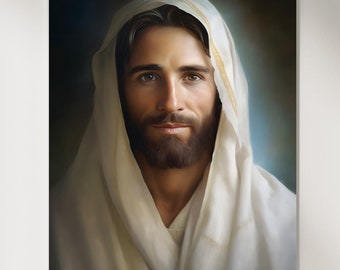 The Messiah Jesus Art Print - Christian Wall Art & Gifts | Christian Gifts | Religious Wall Art | Jesus Christ Art | Bible Art | Jesus Print