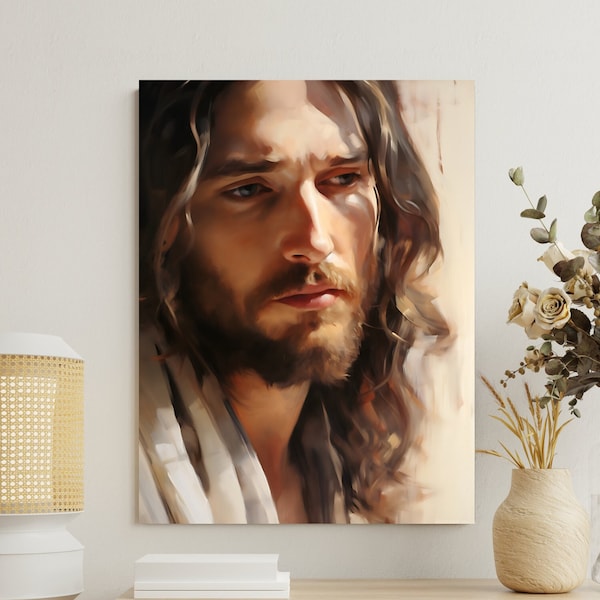 Jesus Painting - Etsy
