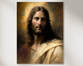 Lamb of God Bible Art | Jesus Art Print | Jesus Painting | Catholic Painting | Catholic Jesus Art | Catholic Wall Art | Christian Wall Art