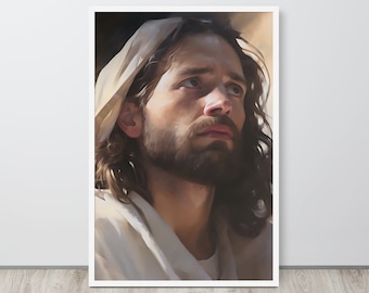Classical-Style Christian Art - Portrait Of Jesus Christ | Church Art | Christian Gift | Christian Decor | Catholic Wall Art