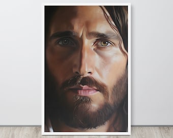 Realistic Portrait Of Jesus Christ - Christian Art Print